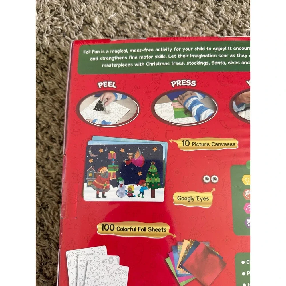 NWT Skillmatics‎ Peel & Press Foil Fun Holiday Magic